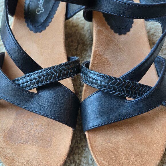 BareTraps Nichole Sandals size 7.5 black - Picture 4 of 8